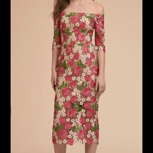 Bhldn | Anthropologie Tamblyn Floral Lace Dress
